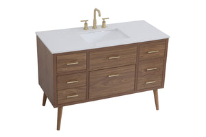 Elegant Lighting - VF41048WB - Bathroom Vanity Set - Boise - Walnut Brown