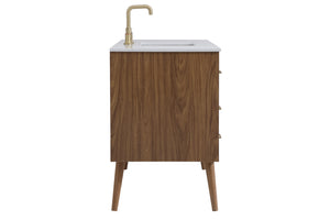 Elegant Lighting - VF41048WB - Bathroom Vanity Set - Boise - Walnut Brown