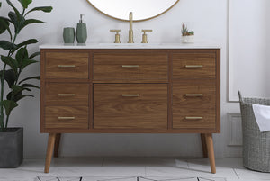 Elegant Lighting - VF41048WB - Bathroom Vanity Set - Boise - Walnut Brown