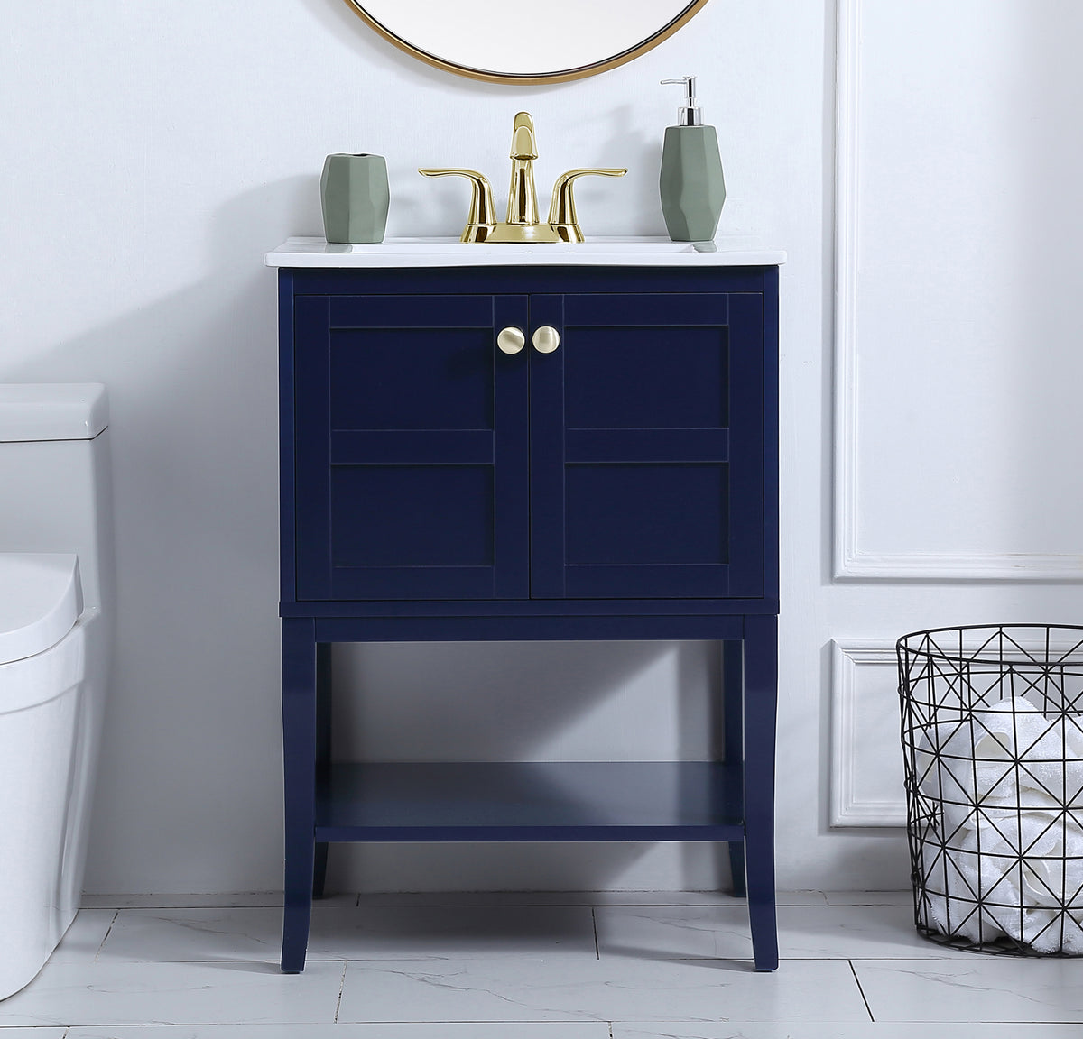 Elegant Lighting - VF2100BL - Bathroom Vanity - Mason - Blue