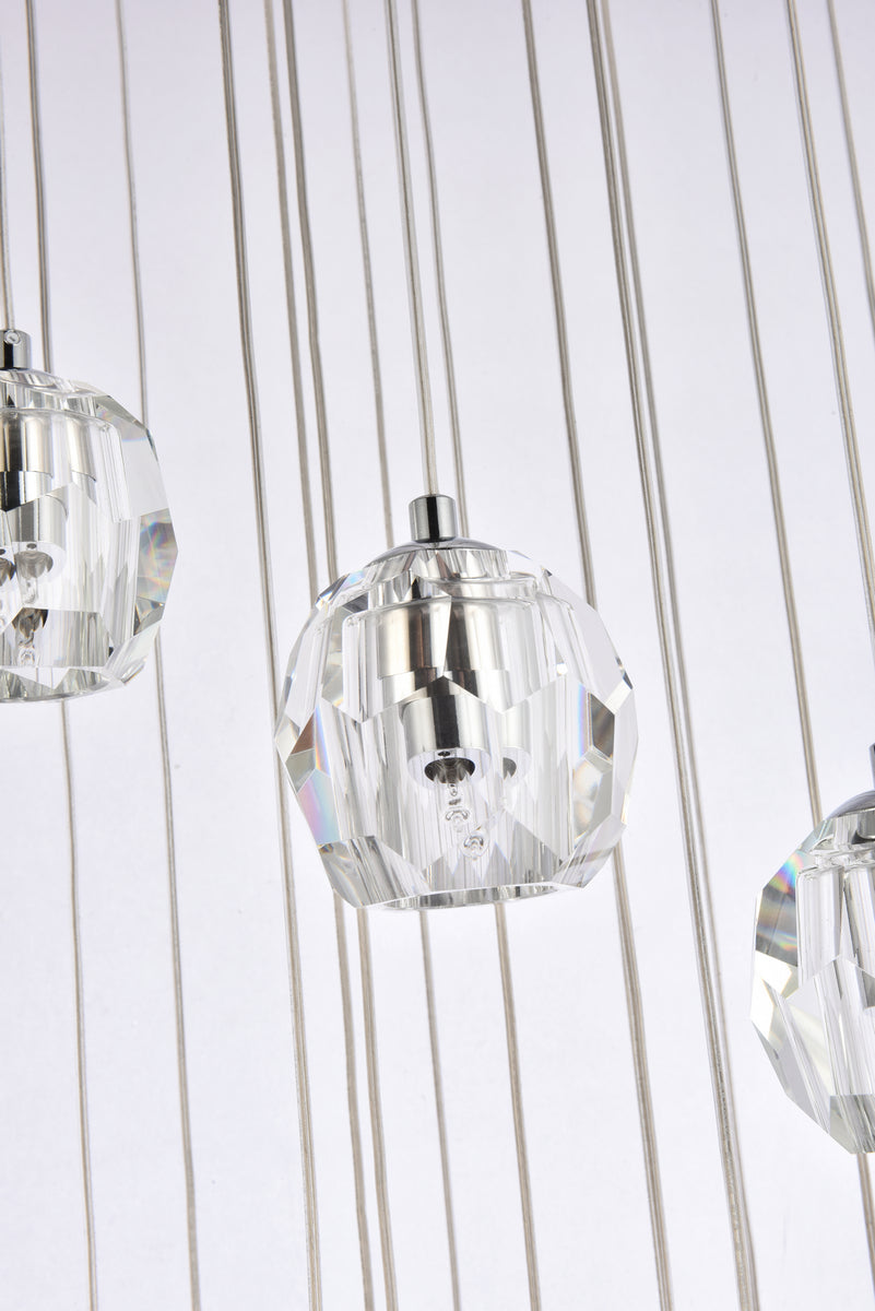 Elegant Lighting - 3505D20C - LED Pendant - Eren - Chrome