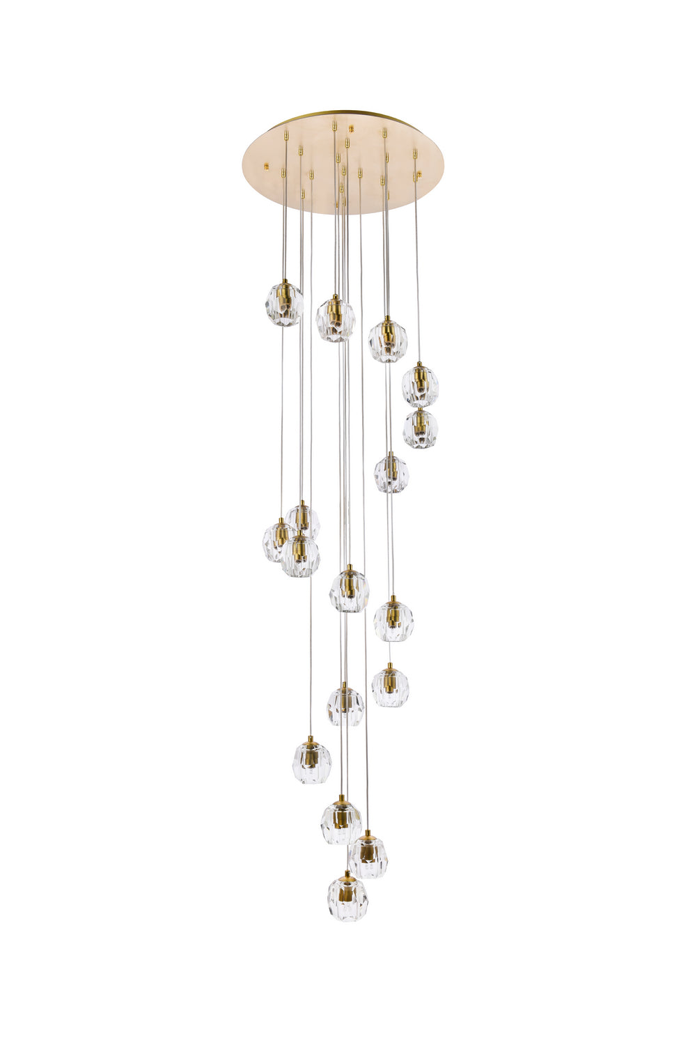 Elegant Lighting - 3505D20G - LED Pendant - Eren - Gold