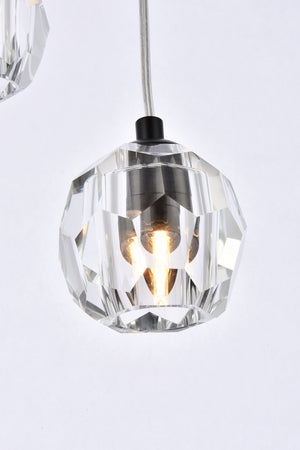 Elegant Lighting - 3505D20BK - LED Pendant - Eren - Black