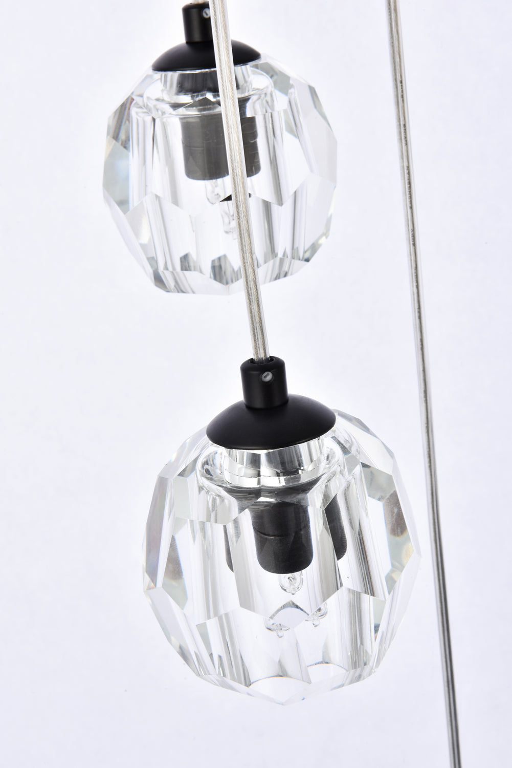 Elegant Lighting - 3505D20BK - LED Pendant - Eren - Black