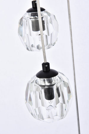 Elegant Lighting - 3505D20BK - LED Pendant - Eren - Black