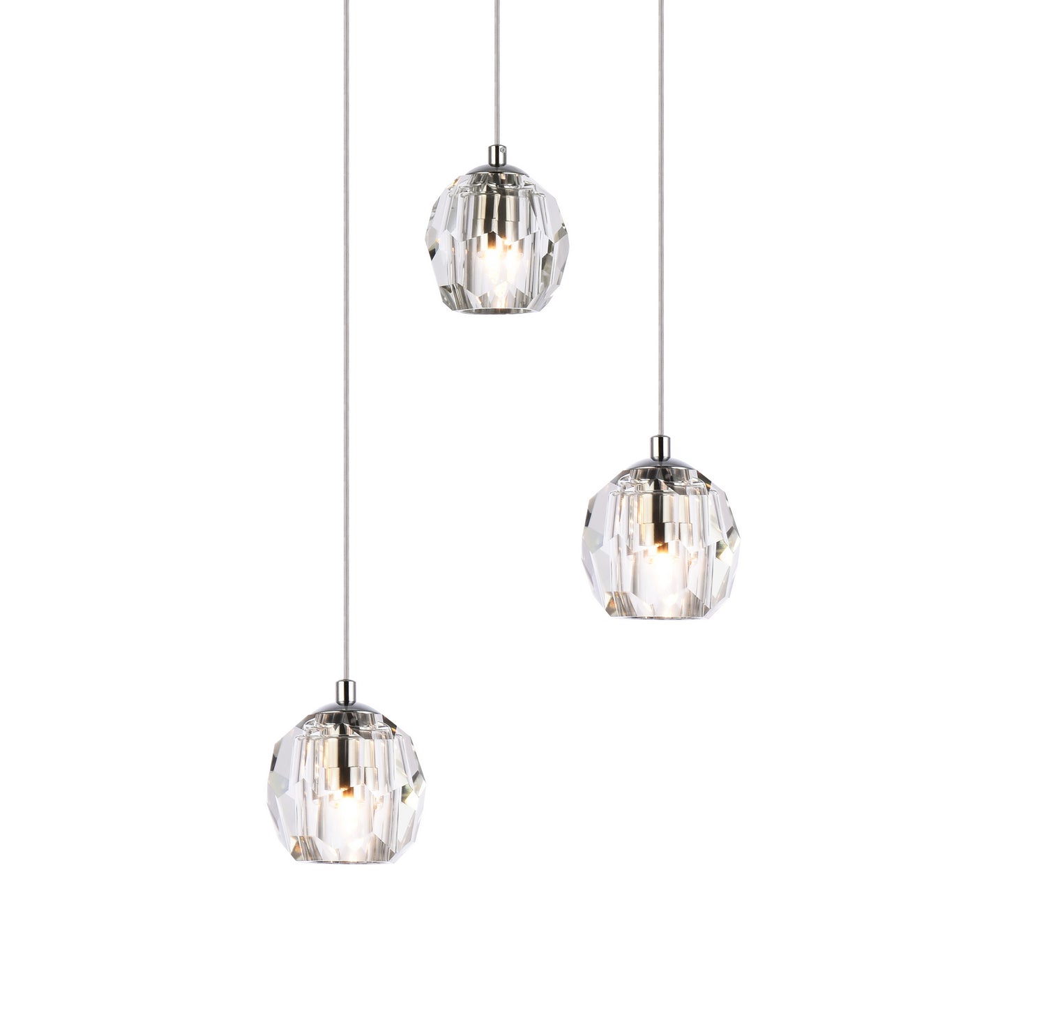 Elegant Lighting - 3505D12C - LED Pendant - Eren - Chrome