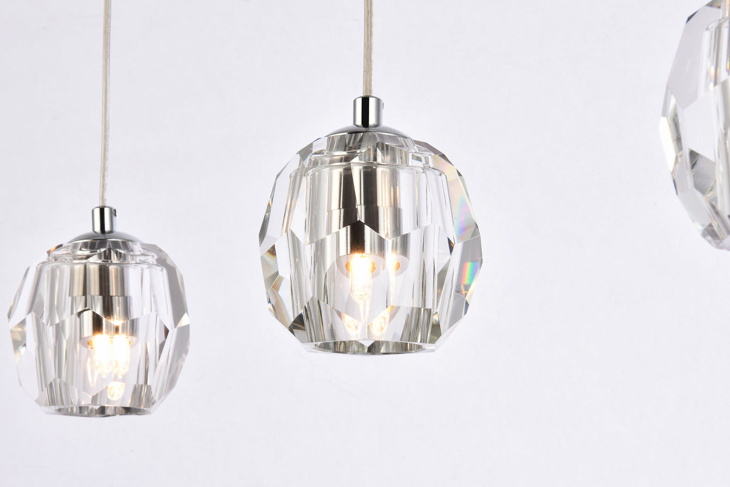 Elegant Lighting - 3505D12C - LED Pendant - Eren - Chrome