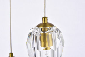 Elegant Lighting - 3505D12G - LED Pendant - Eren - Gold