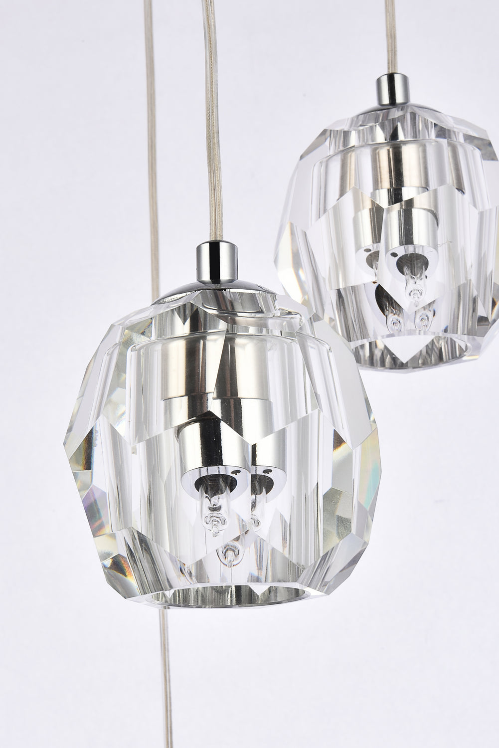 Elegant Lighting - 3505G12C - LED Pendant - Eren - Chrome