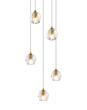 Elegant Lighting - 3505G12G - LED Pendant - Eren - Gold