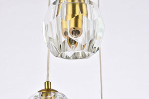 Elegant Lighting - 3505G12G - LED Pendant - Eren - Gold