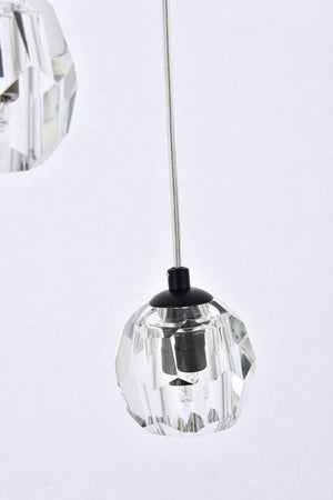 Elegant Lighting - 3505G12BK - LED Pendant - Eren - Black