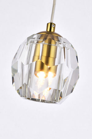 Elegant Lighting - 3505D6G - LED Pendant - Eren - Gold