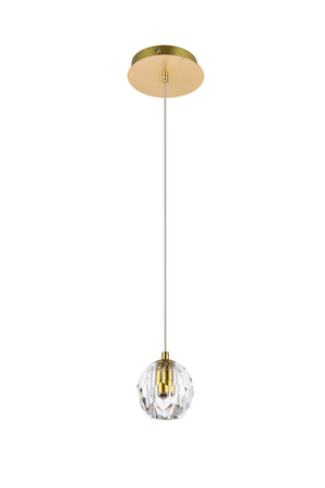 Elegant Lighting - 3505D6G - LED Pendant - Eren - Gold