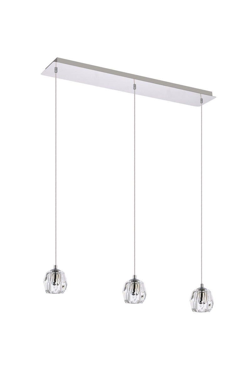 Elegant Lighting - 3505D28C - LED Pendant - Eren - Chrome