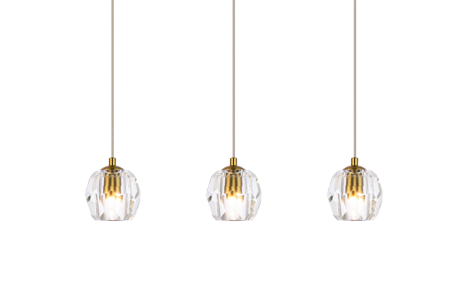 Elegant Lighting - 3505D28G - LED Pendant - Eren - Gold