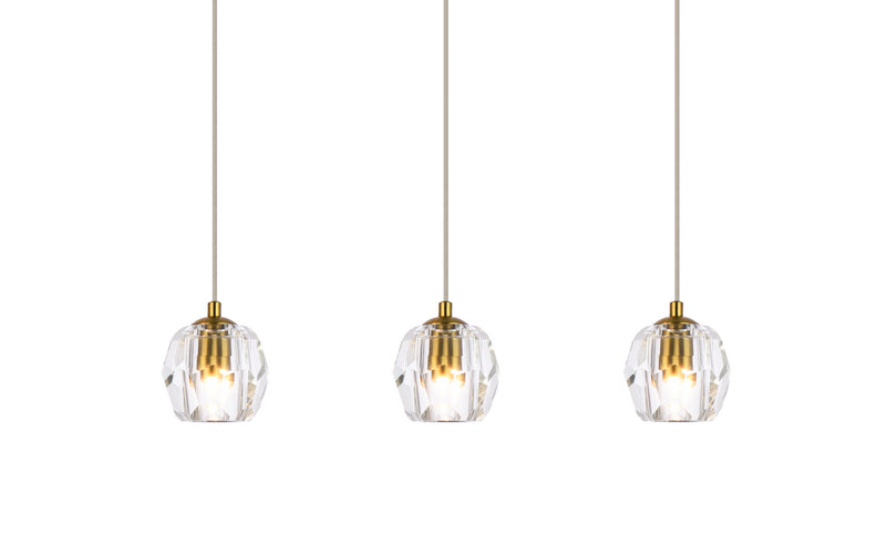 Elegant Lighting - 3505D28G - LED Pendant - Eren - Gold