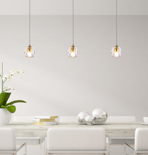 Elegant Lighting - 3505D28G - LED Pendant - Eren - Gold