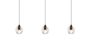 Elegant Lighting - 3505D28BK - LED Pendant - Eren - Black