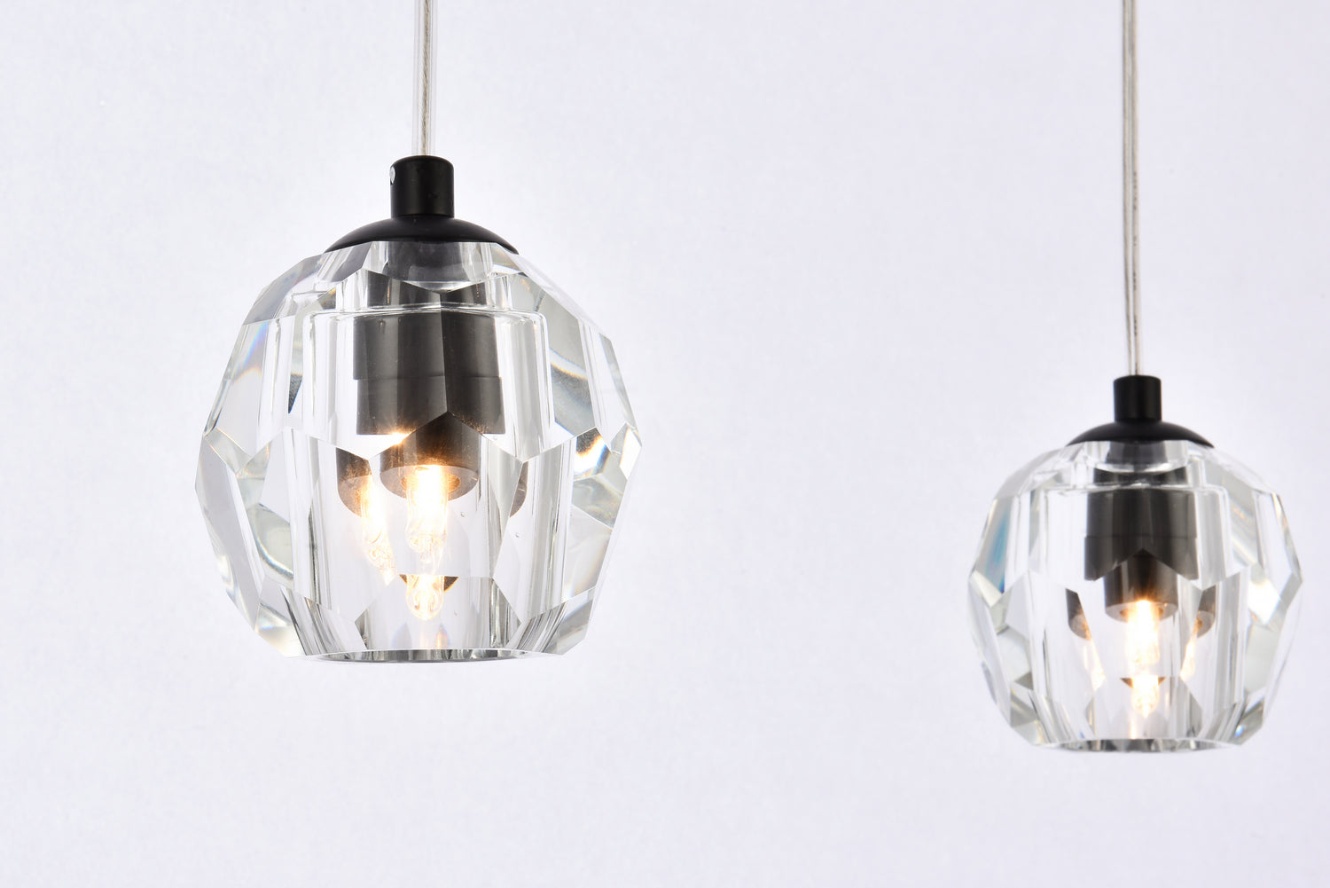 Elegant Lighting - 3505D32BK - LED Pendant - Eren - Black