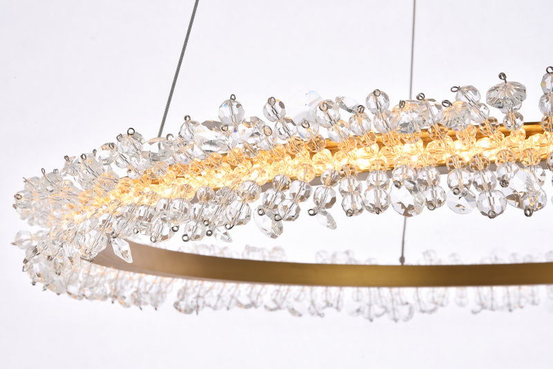 Elegant Lighting - 3506D26G - LED Pendant - Laurel - Gold