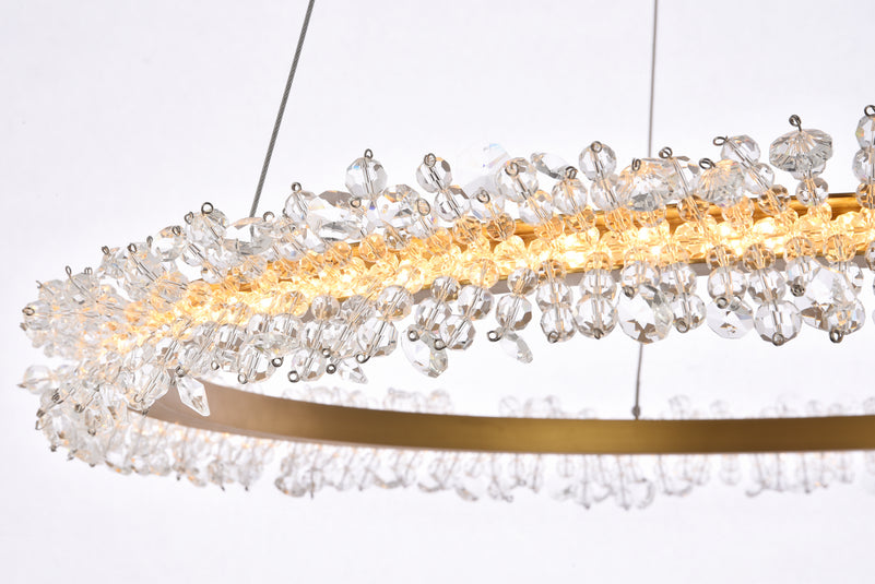 Elegant Lighting - 3506D26G - LED Pendant - Laurel - Gold