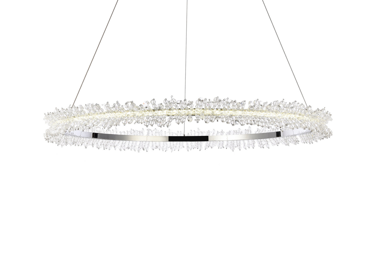 Elegant Lighting - 3506D34C - LED Pendant - Laurel - Chrome