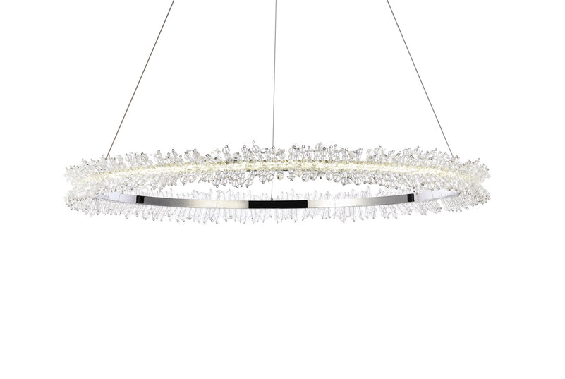 Elegant Lighting - 3506D34C - LED Pendant - Laurel - Chrome