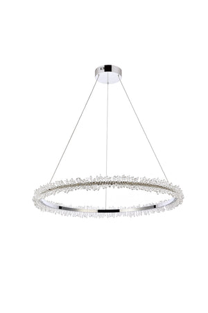 Elegant Lighting - 3506D34C - LED Pendant - Laurel - Chrome