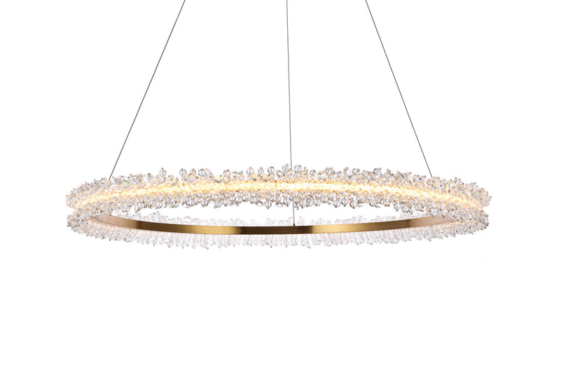 Elegant Lighting - 3506D34G - LED Pendant - Laurel - Gold