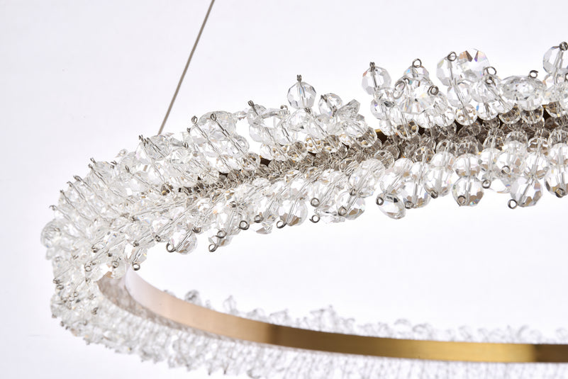 Elegant Lighting - 3506D34G - LED Pendant - Laurel - Gold