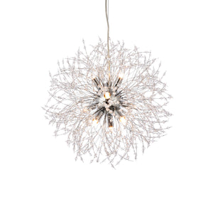 Elegant Lighting - 3507D18C - Nine Light Pendant - Solace - Chrome