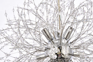 Elegant Lighting - 3507D18C - Nine Light Pendant - Solace - Chrome