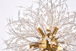 Elegant Lighting - 3507D18G - Nine Light Pendant - Solace - Gold