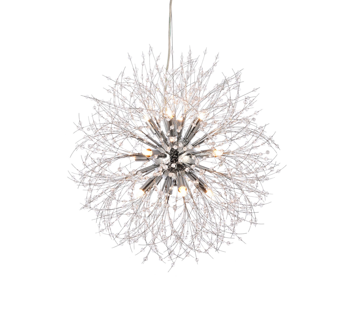 Elegant Lighting - 3507D24C - 12 Light Pendant - Solace - Chrome