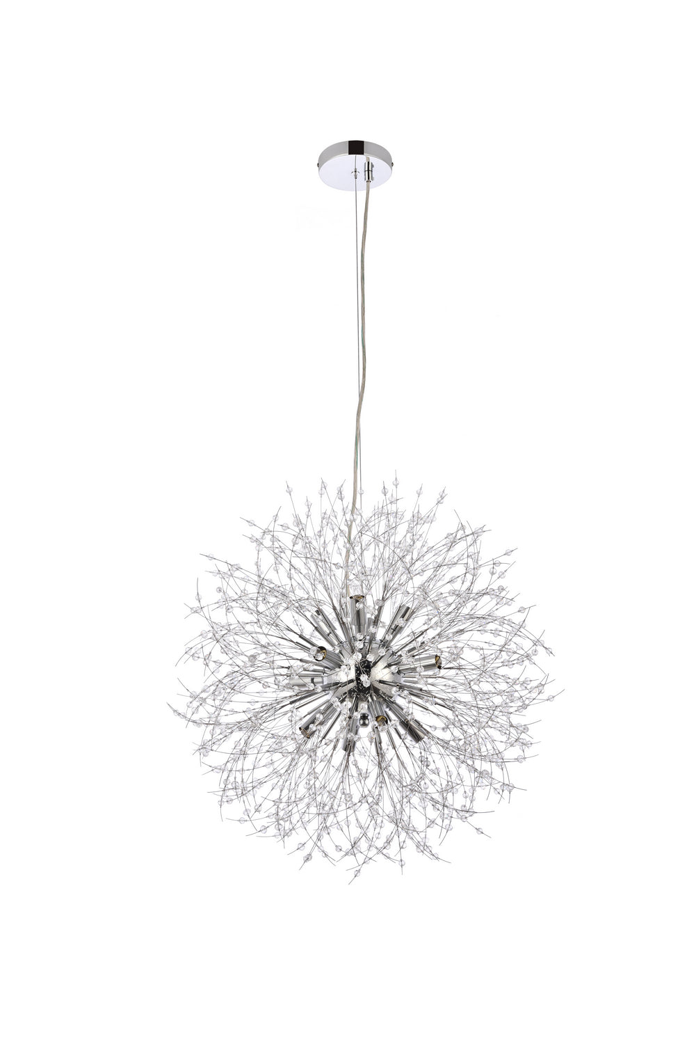 Elegant Lighting - 3507D24C - 12 Light Pendant - Solace - Chrome