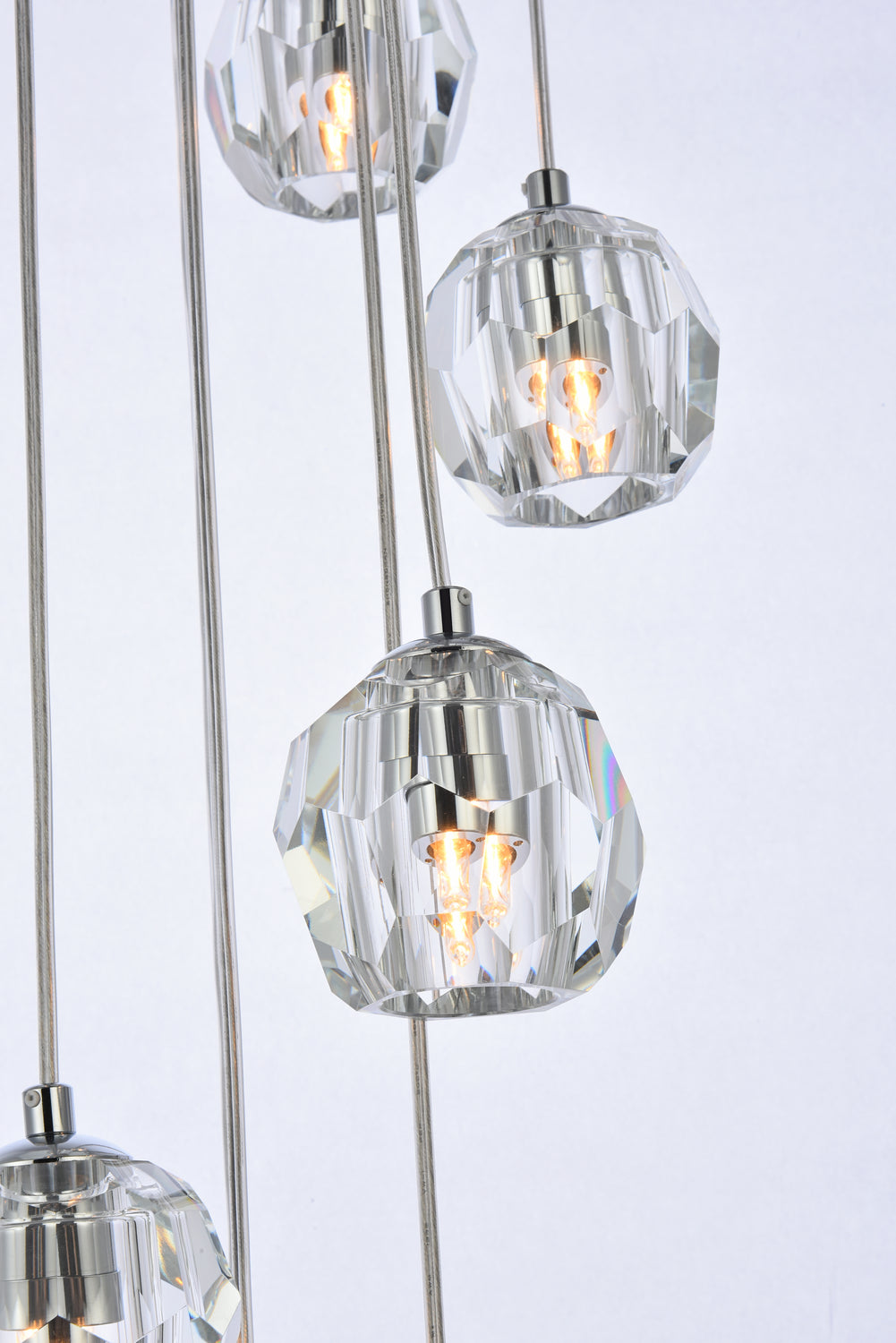 Elegant Lighting - 3505G19C - LED Pendant - Eren - Chrome