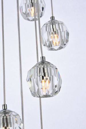 Elegant Lighting - 3505G19C - LED Pendant - Eren - Chrome