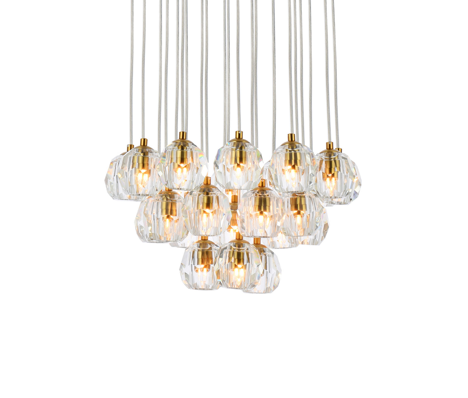 Elegant Lighting - 3505G19G - LED Pendant - Eren - Gold