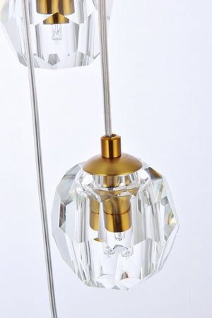 Elegant Lighting - 3505G19G - LED Pendant - Eren - Gold