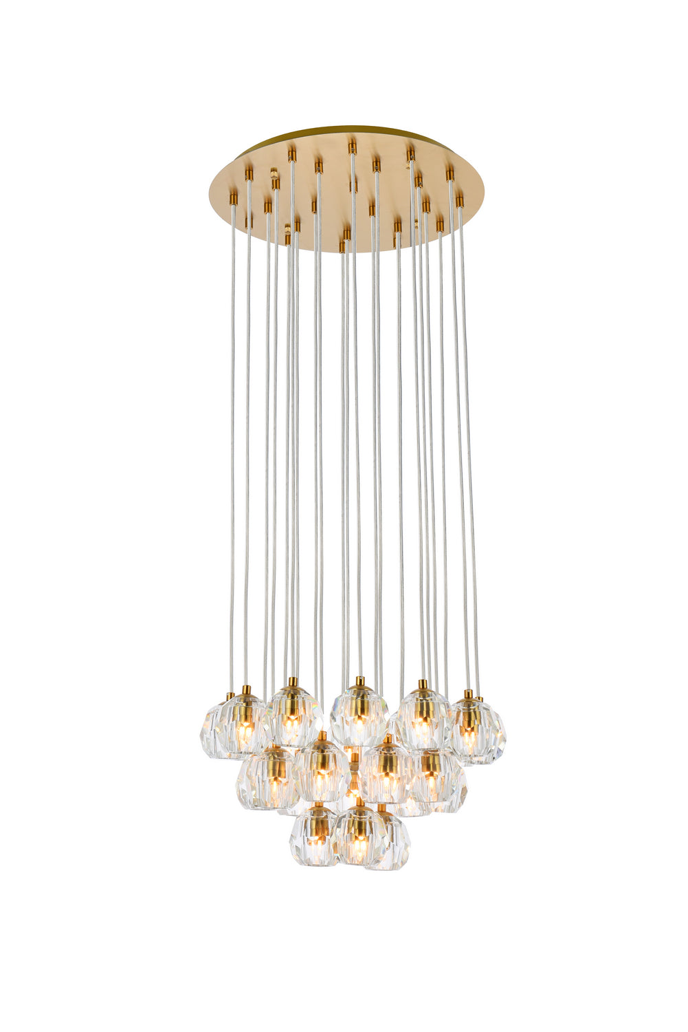 Elegant Lighting - 3505G19G - LED Pendant - Eren - Gold