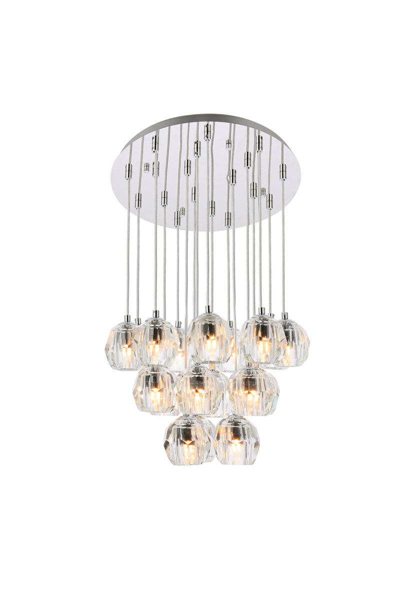 Elegant Lighting - 3505G15C - LED Pendant - Eren - Chrome