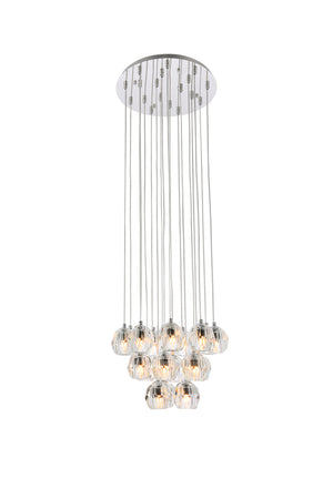 Elegant Lighting - 3505G15C - LED Pendant - Eren - Chrome