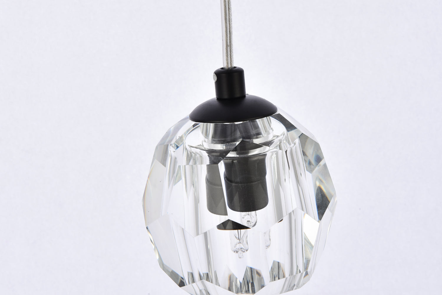 Elegant Lighting - 3505G15BK - LED Pendant - Eren - Black