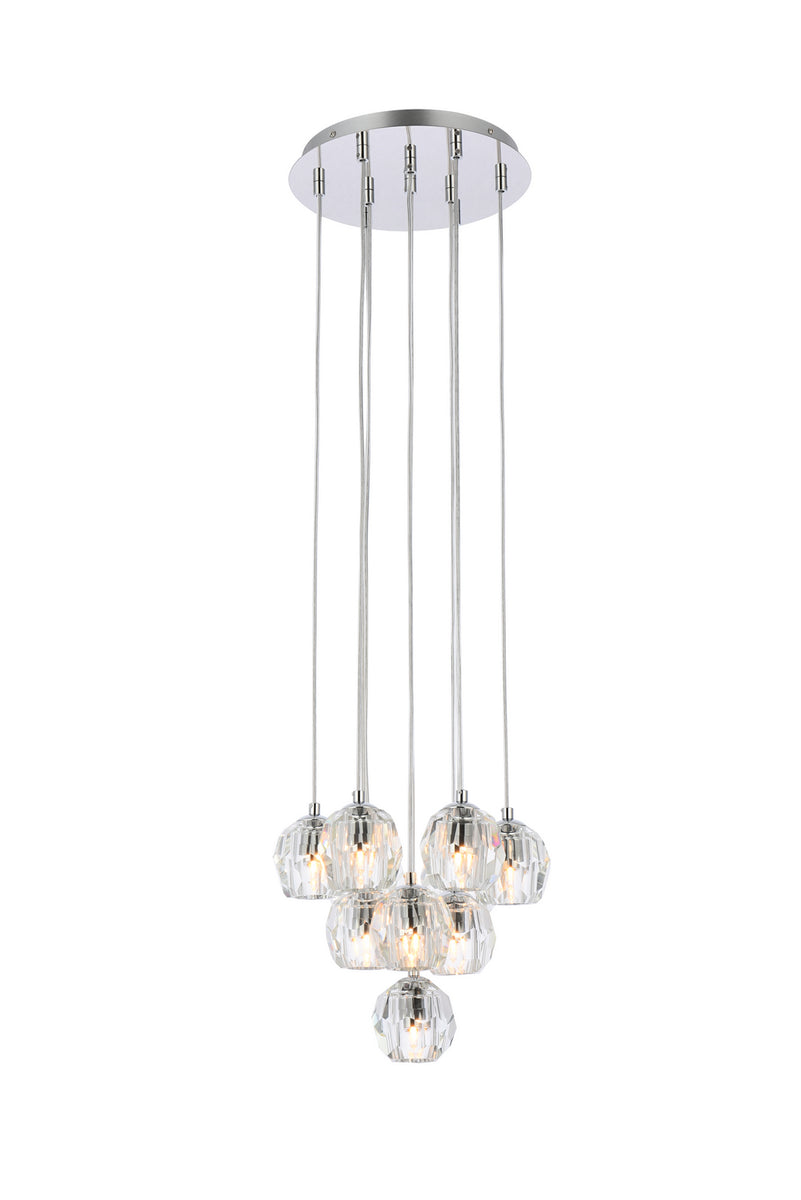 Elegant Lighting - 3505G11C - LED Pendant - Eren - Chrome