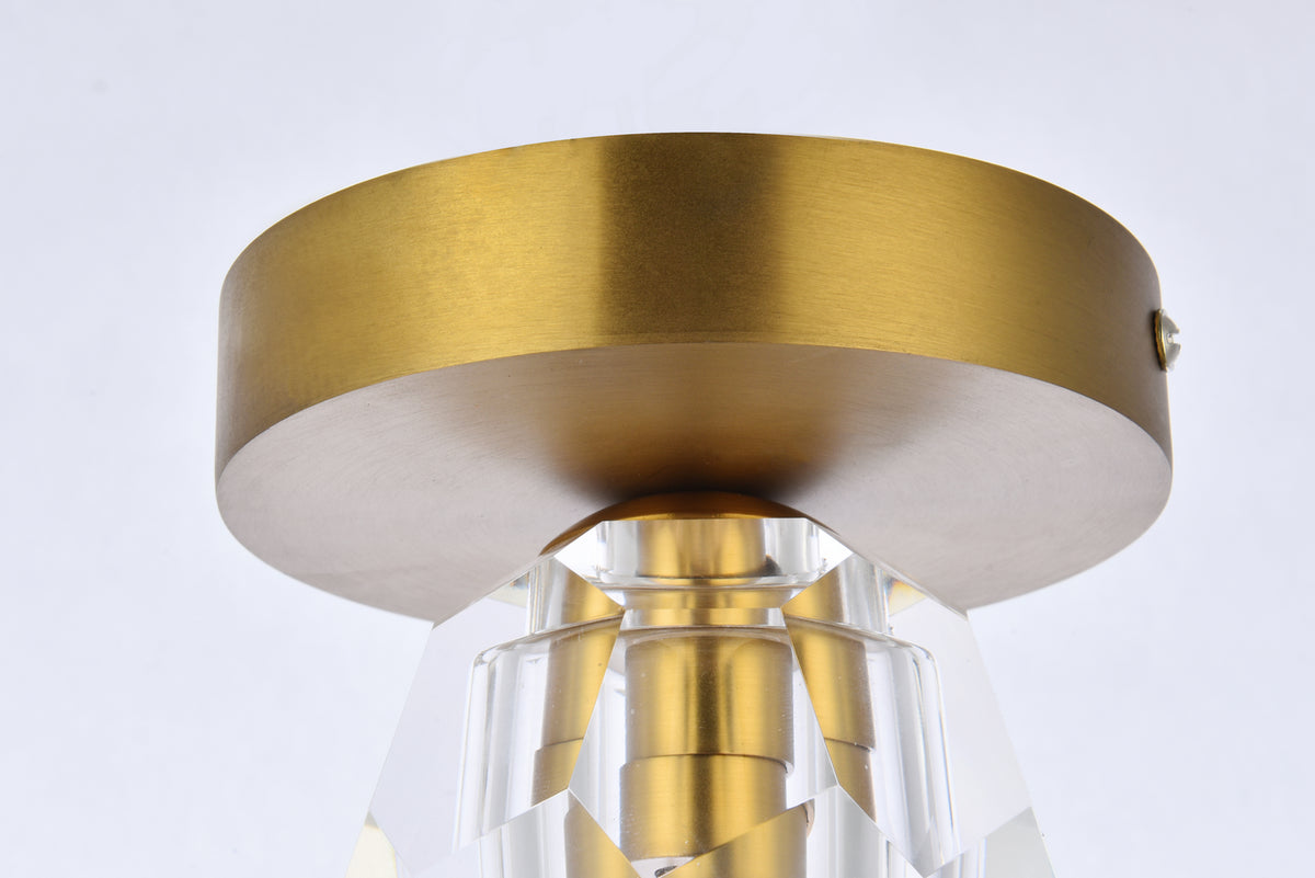 Elegant Lighting - 3505F5G - LED Flush Mount - Eren - Gold