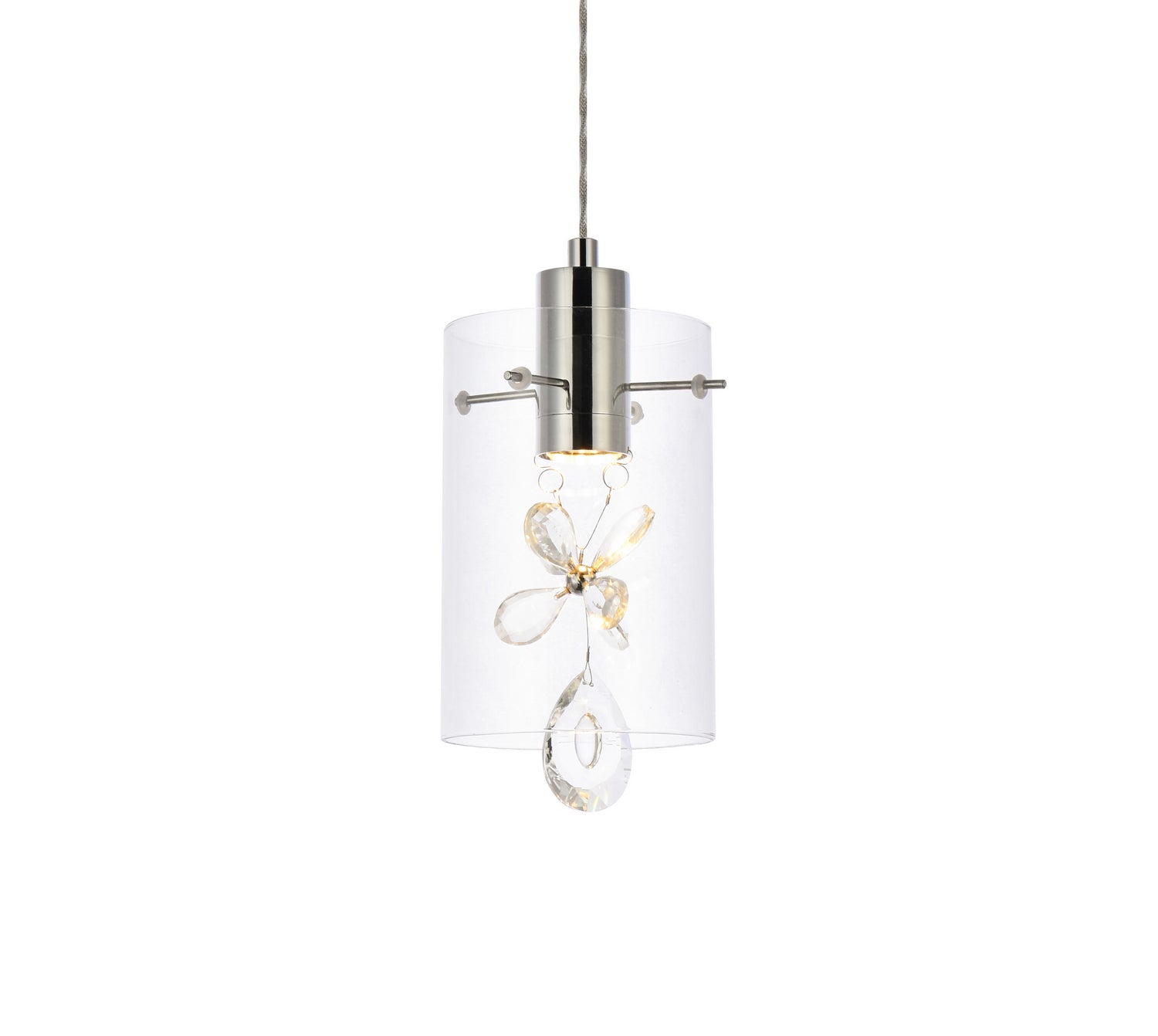 Elegant Lighting - 5202D6C - LED Pendant - Hana - Chrome