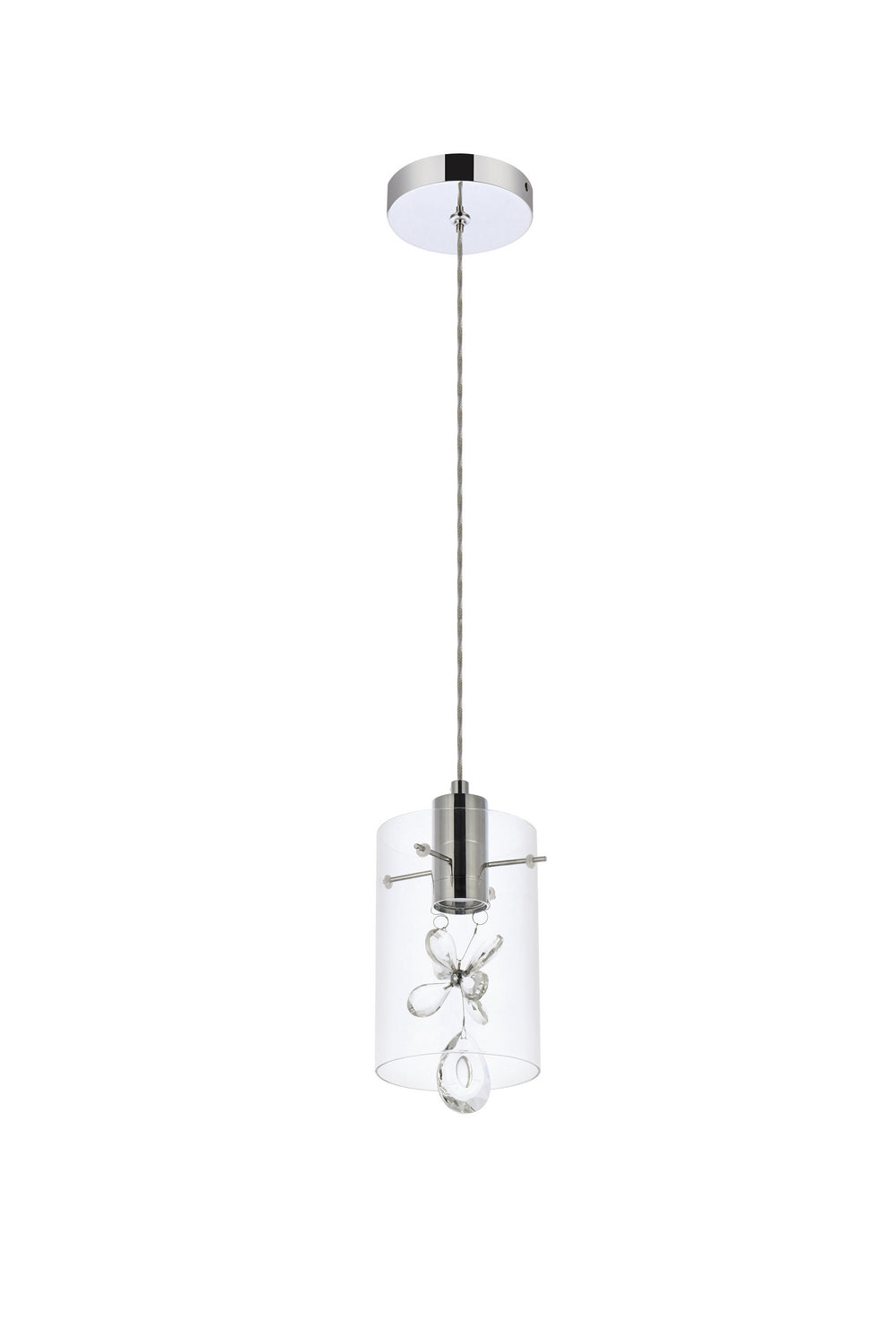 Elegant Lighting - 5202D6C - LED Pendant - Hana - Chrome