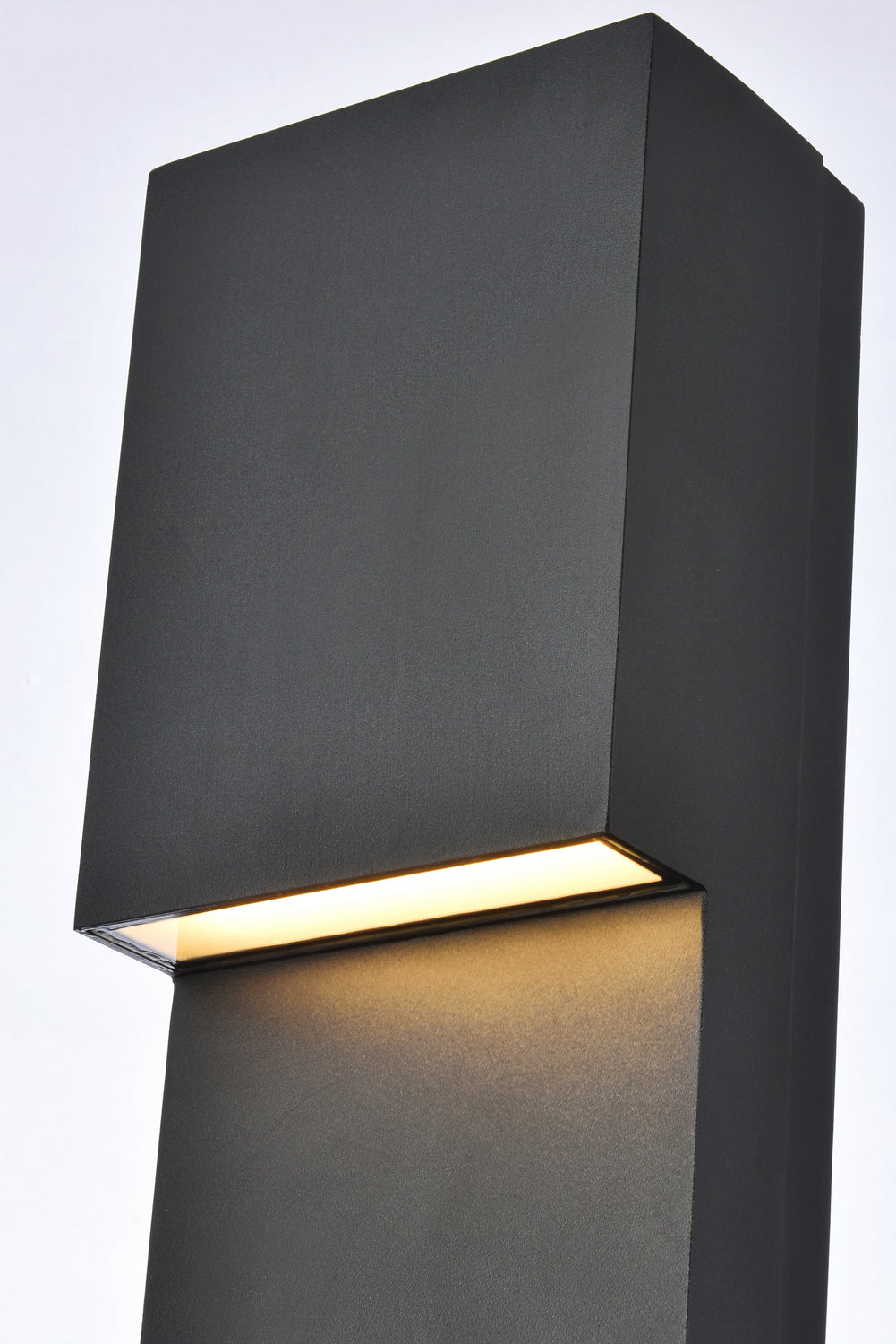 Elegant Lighting - LDOD4001BK - LED Outdoor Wall Lamp - Raine - black