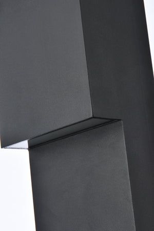 Elegant Lighting - LDOD4001BK - LED Outdoor Wall Lamp - Raine - black